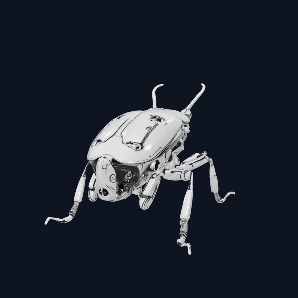 Metallic Robo Beetle model pack